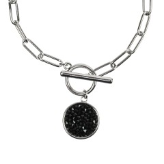 Браслет Jet C2009SW-B01.4 BW/S Fiore Luna