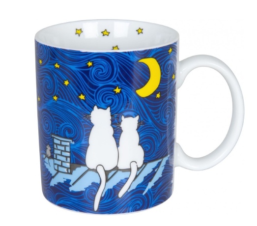 Кружка, 300 см. "Кот ночью" KONITZ