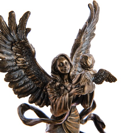 WS-1135 Статуэтка "Девушка-ангел с ребенком"