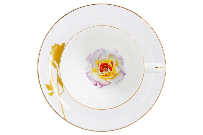 Сервиз чайный на 6 персон Flowers, Мак, 14 предметов Emily