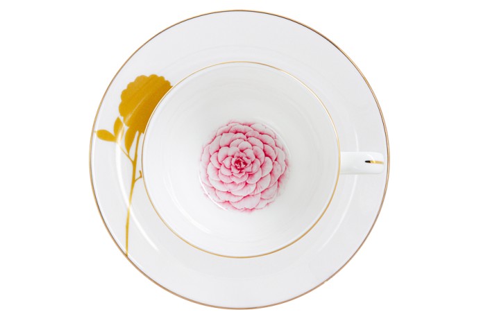 Сервиз чайный на 6 персон Flowers, Мак, 14 предметов Emily