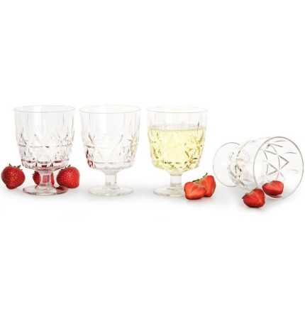 Набор стаканов для пикника из 4-х шт., Picknick, прозрачный SagaForm