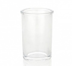 Стакан для зубных щеток стекло и хром Andrea House