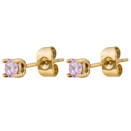 Пусеты LIGHT ROSE AE03187-1 R/G Fiore Luna