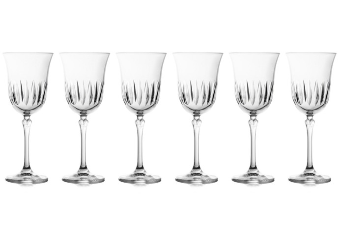 Набор бокалов для вина Gemma Point, 0,225 л. 6 шт. Le Stelle