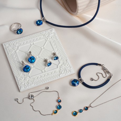 Колье Blue colors Fiore Luna