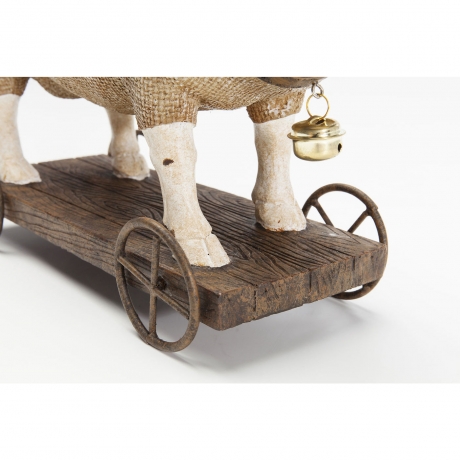 Статуэтка Pig, коллекция "Свинья" 29*20*10, Полирезин, Коричневый