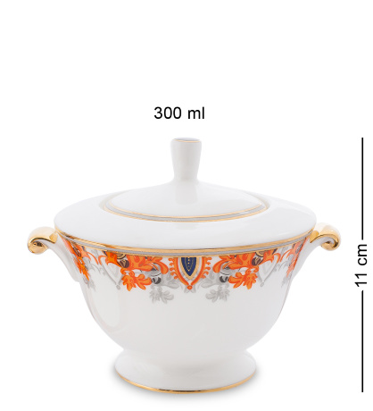 JK-218 Чайный сервиз 15 пр. на 6 перс. "Риомаджоре" (Riomaggiore Pavone)