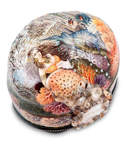 ШК-30/ 67 Шкатулка "Русалочка" Ковалева С.