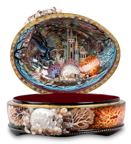 ШК-30/ 67 Шкатулка "Русалочка" Ковалева С.