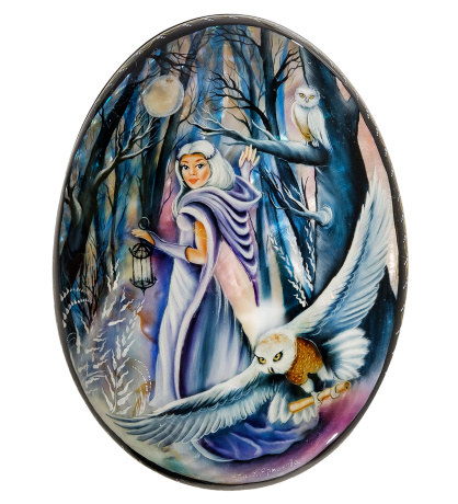 ШК-17/ 1 Шкатулка "Королева ночи" исп. Ермакова