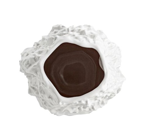 Ваза для цветов, 25,5 см, декоративная, фарфор P, белая, матовая, Текстура, Gloria, Home & Style