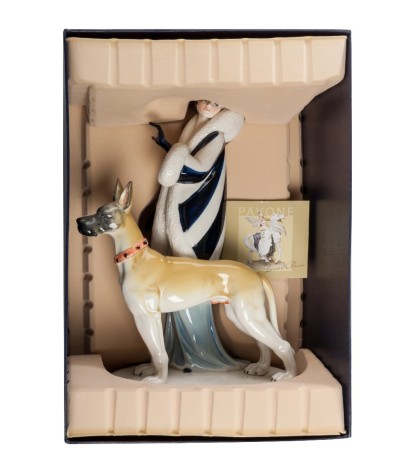 JP-38/14 Фигурка "Дама с собакой" (Pavone)