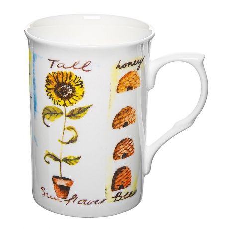 Кружка Подсолнух и пчелы, 325 мл. Rose of England
