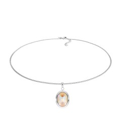 Колье TIVOLA big S ivory cream delite