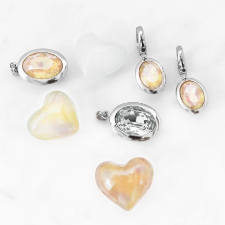 Колье TIVOLA big S ivory cream delite