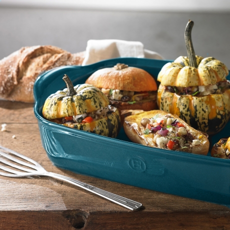 Форма для запекания Emile Henry, 29x19x7 см. прямоугольная, цвет: лазурь