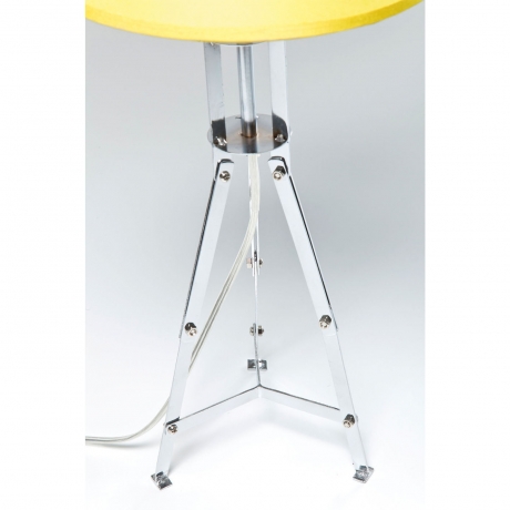 Лампа настольная Rhythm, коллекция "Ритм" 22*47*22, Сталь, Хлопок, Желтый