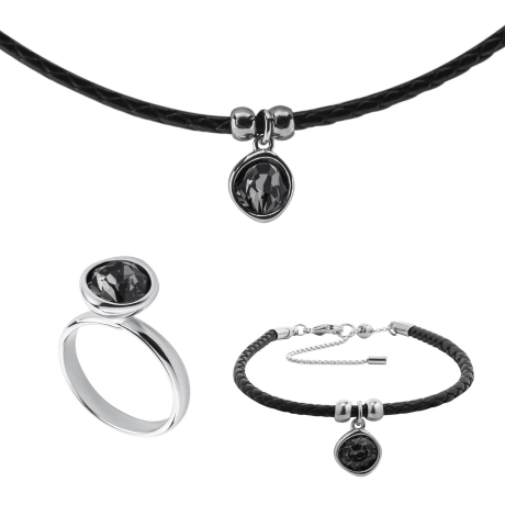 Браслет Jet C1909.4 BW/S Fiore Luna