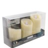 LED-08 Набор светодиодных свечей (3шт.) с дистанционным управлением, таймером