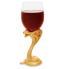WIN-217 Бокал для вина "Змея" зол.