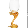 WIN-217 Бокал для вина "Змея" зол.