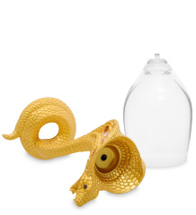 WIN-217 Бокал для вина &quot;Змея&quot; зол.