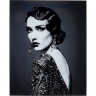 Картина Ladys, коллекция "Леди" 120*150*4, Стекло, Полипропилен, Черный, Белый