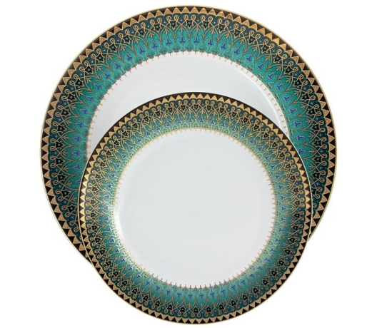 Чайный сервиз Бухара зелёный, 12 персон, 42 предмета, Midori