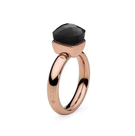 Кольцо Firenze jet 16 мм. 610727 BW/RG Qudo