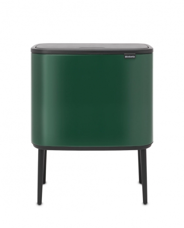 Мусорный бак Touch Bin Bo (3 х 11 л), Зеленая сосна Brabantia