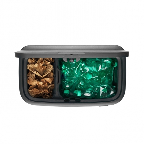 Мусорный бак Touch Bin Bo (3 х 11 л), Зеленая сосна Brabantia