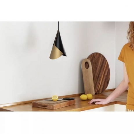 Плафон Cornet Black & Brass, 13,4x24 см. Umage