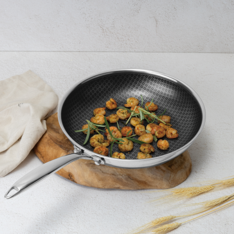 Сковорода, 28 см, Eternal , серебристый-черный, Berlinger Haus