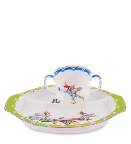 JK-167 Набор посуды "Эльф" 2 предм. (Buona Elf Pavone)