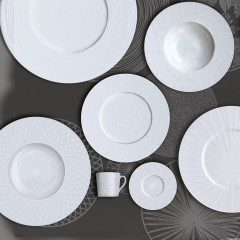 Тарелка обеденная WHITE FANTASY, 31 см. TAIT