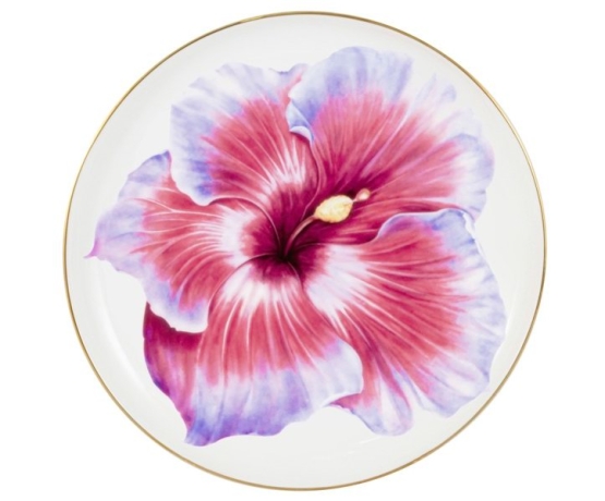 Тарелка Гибискус, 19 см. Emily