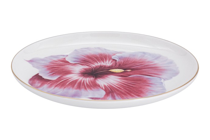 Тарелка Гибискус, 19 см. Emily