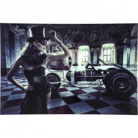 Картина Circus Queen, коллекция "Королева Цирка" 150*100*4, Стекло, Полипропилен, Мультиколор