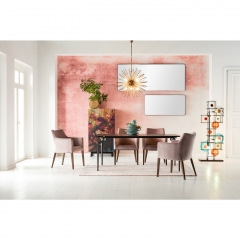 Люстра Beam, 72х72х72 см. Сталь, Медный