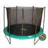 Батут DFC JUMP 8ft складной, c сеткой, green