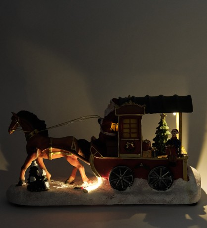 XM-761 Новогодняя миниатюра с подсветкой