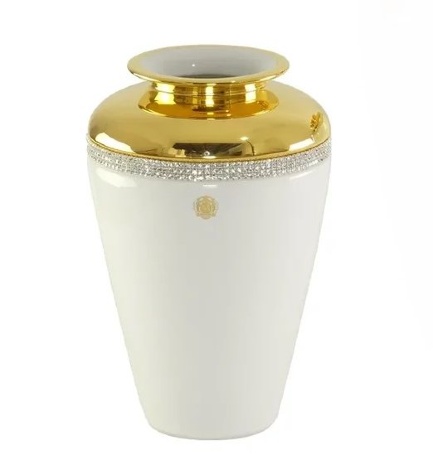 Ваза, 20х30 см. DUBAI, керамика, swarovski