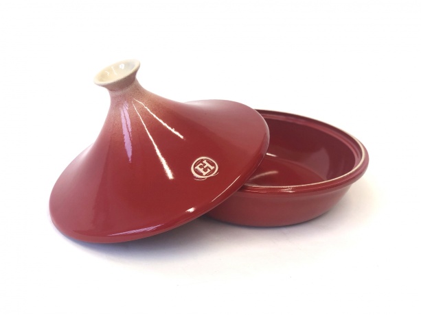 Тажин Emile Henry II 3,5 л, 32 см, Градиент цвет: гранат