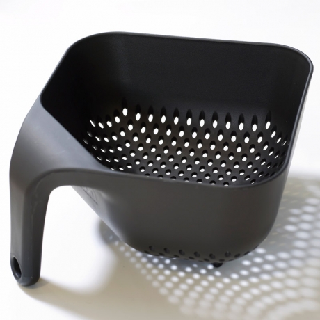 Дуршлаг квадратный средний черный