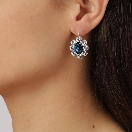 Серьги VALENTINA SS BLUE Dyrberg Kern