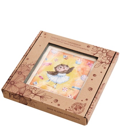 SZ-451 Панно керамическое "Мечтай! сияй! цвети!" 10х10