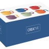 Набор кружек Creative, зелёный, жёлтый, оранжевый, фиолетовый, красный, синий, 0,1 л. 6 шт. Easy Life