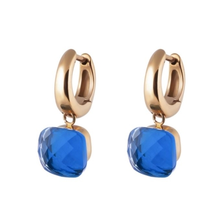 Серьги Firenze sapphire 300299 BL/RG Qudo