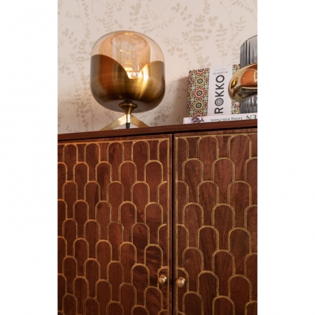 Шкаф Muskat, коллекция "Мускат" 75*90*40, Манго, МДФ, Сталь, Коричневый